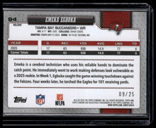Load image into Gallery viewer, 2026 Topps Holiday #94 Emeka Egbuka Chrome Orange Refractor #/25

