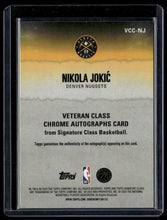 Load image into Gallery viewer, 2025 Topps Signature Class Nikola Jokić Chrome Autos Red Refractor #/25
