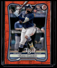 Load image into Gallery viewer, 2026 Bowman #59 Junior Caminero Orange Pattern #/25
