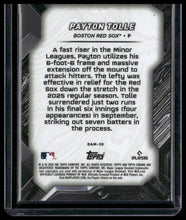 Load image into Gallery viewer, 2026 Topps Chrome Black #DAM-30 Payton Tolle Damascus
