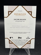 Load image into Gallery viewer, 2025 Topps Definitive Collection #DRA-JWI Jacob Wilson Definitive Rookie Autos
