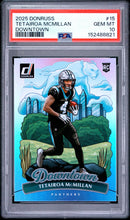 Load image into Gallery viewer, 2025 Panini Donruss Downtown #15 Tetairoa Mcmillan PSA 10
