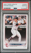 Load image into Gallery viewer, 2022 Topps Update #US261 Steven Kwan PSA 10
