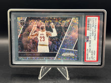 Load image into Gallery viewer, 2017-18 Panini Prizm #GH-LJ LeBron James Get Hyped! Prizm Fast Break PSA 10
