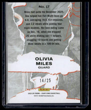 Load image into Gallery viewer, 2025-26 Panini Court Kings #17 Olivia Miles Self Expression Sapphire #/25
