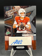 Load image into Gallery viewer, 2025 Panini Prizm Draft Picks Arch Manning Saturday Stars Autographs Red #/100
