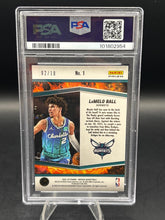 Load image into Gallery viewer, 2021-22 Panini Mosaic #1 LaMelo Ball Rising Stars Mosaic Gold #2/10 Jersey Match

