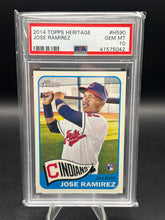 Load image into Gallery viewer, 2014 Topps Heritage #H590 Jose Ramirez PSA 10
