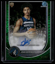 Load image into Gallery viewer, 2025-26 Bowman #BCA-JB Joan Beringer Chrome Autos Reptilian Green Refractor #/99
