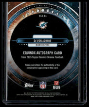 Load image into Gallery viewer, 2025 Topps Chrome Cosmic De'Von Achane Equinox Auto Black Eclipse Refractor #/10
