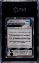 Load image into Gallery viewer, 2023-24 Topps Cosmic Chrome Brandon Miller Planetary Pursuit The Sun SGC 10

