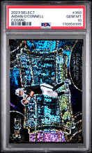 Load image into Gallery viewer, 2023 Panini Select #350 Aidan O'Connell Cosmic PSA 10
