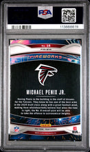 Load image into Gallery viewer, 2024 Panini Prizm Fireworks #16 Michael Penix Jr. Fireworks-Green Ice PSA 10
