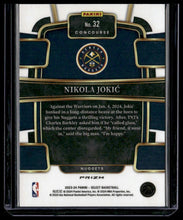 Load image into Gallery viewer, 2023-24 Panini Select #32 Nikola Jokic Elephant Prizm
