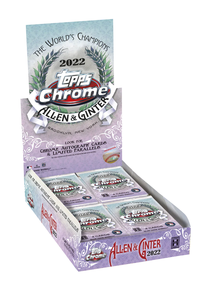 2022 Topps Allen & Ginter Chrome Baseball Hobby Box