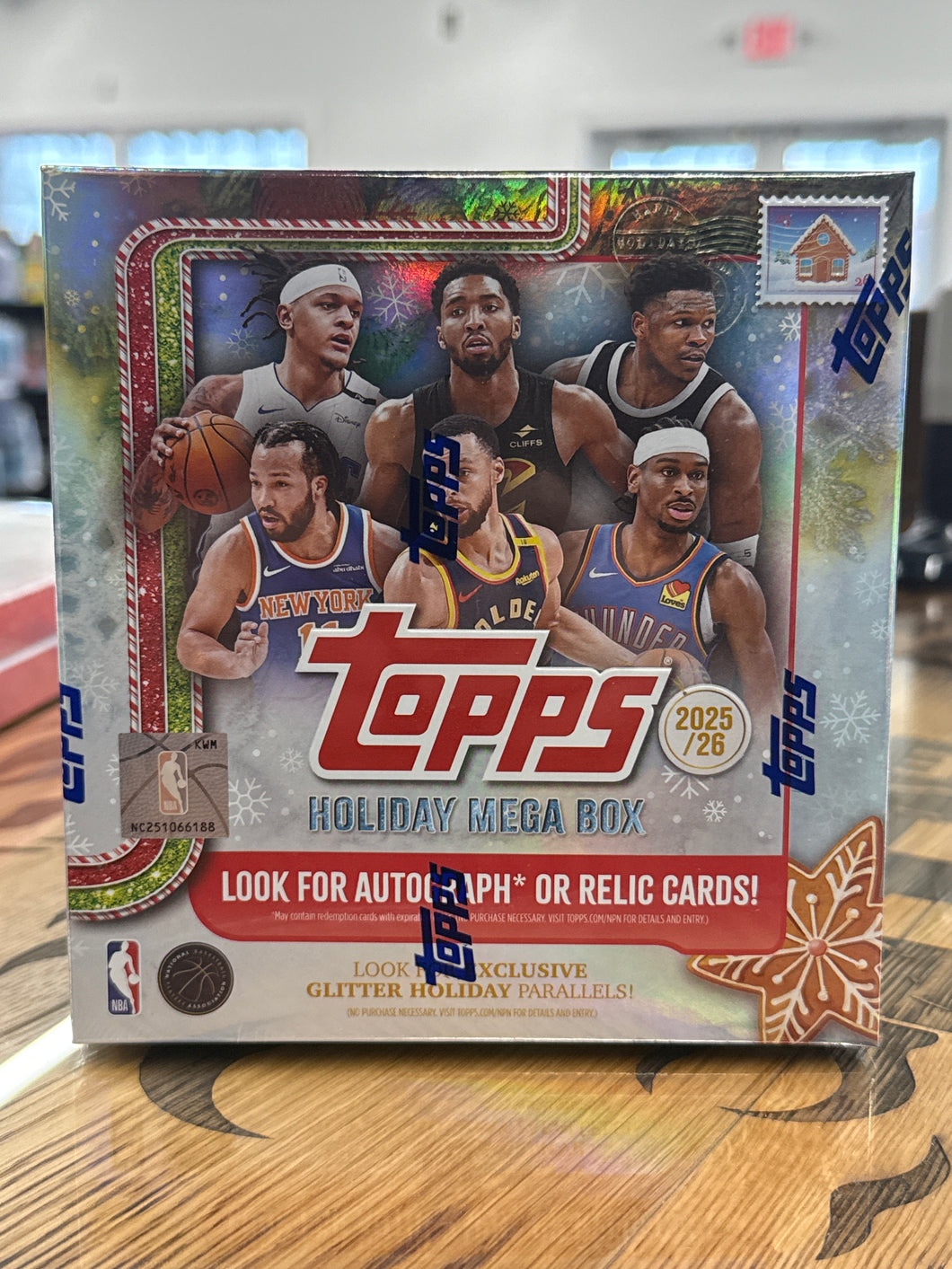 2025/26 Topps Holiday Basketball Mega Box