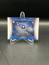 Load image into Gallery viewer, Cam Ward 2025 Panini Origins Rookie Jersey Relic Orange /75 #RJY-CWD
