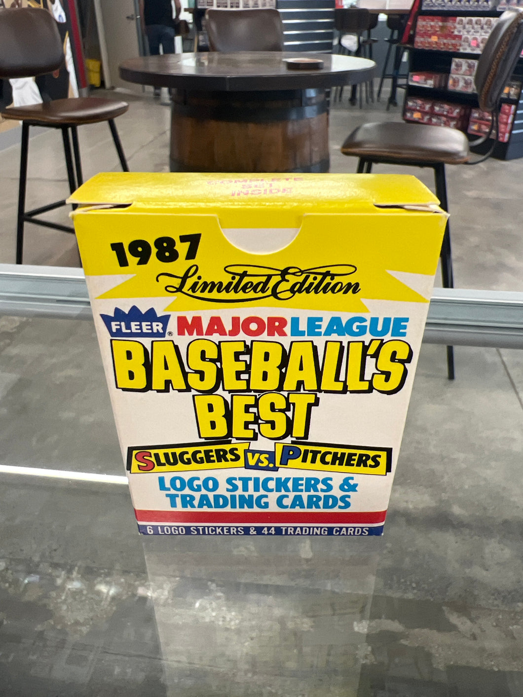 1987 Fleer Limited Edition Baseball Best Sluggers Vs Pitchers Complete Card Set