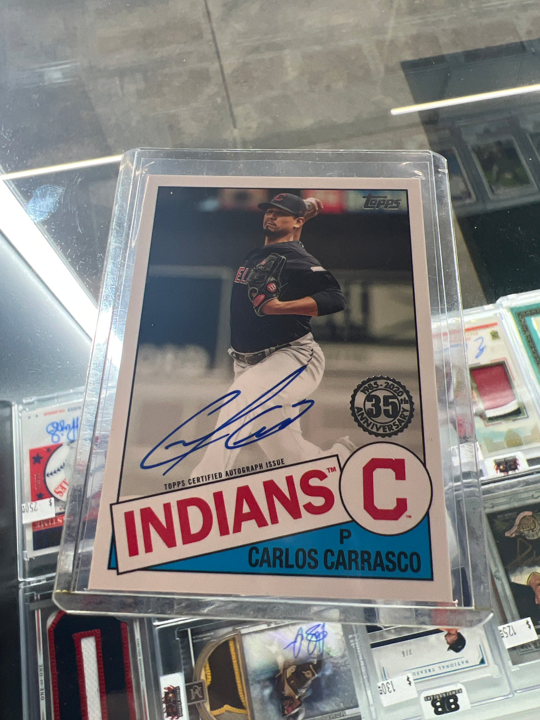 2020 Topps - 1985 Topps Baseball Auto Series 2 #85A-CC Carlos Carrasco