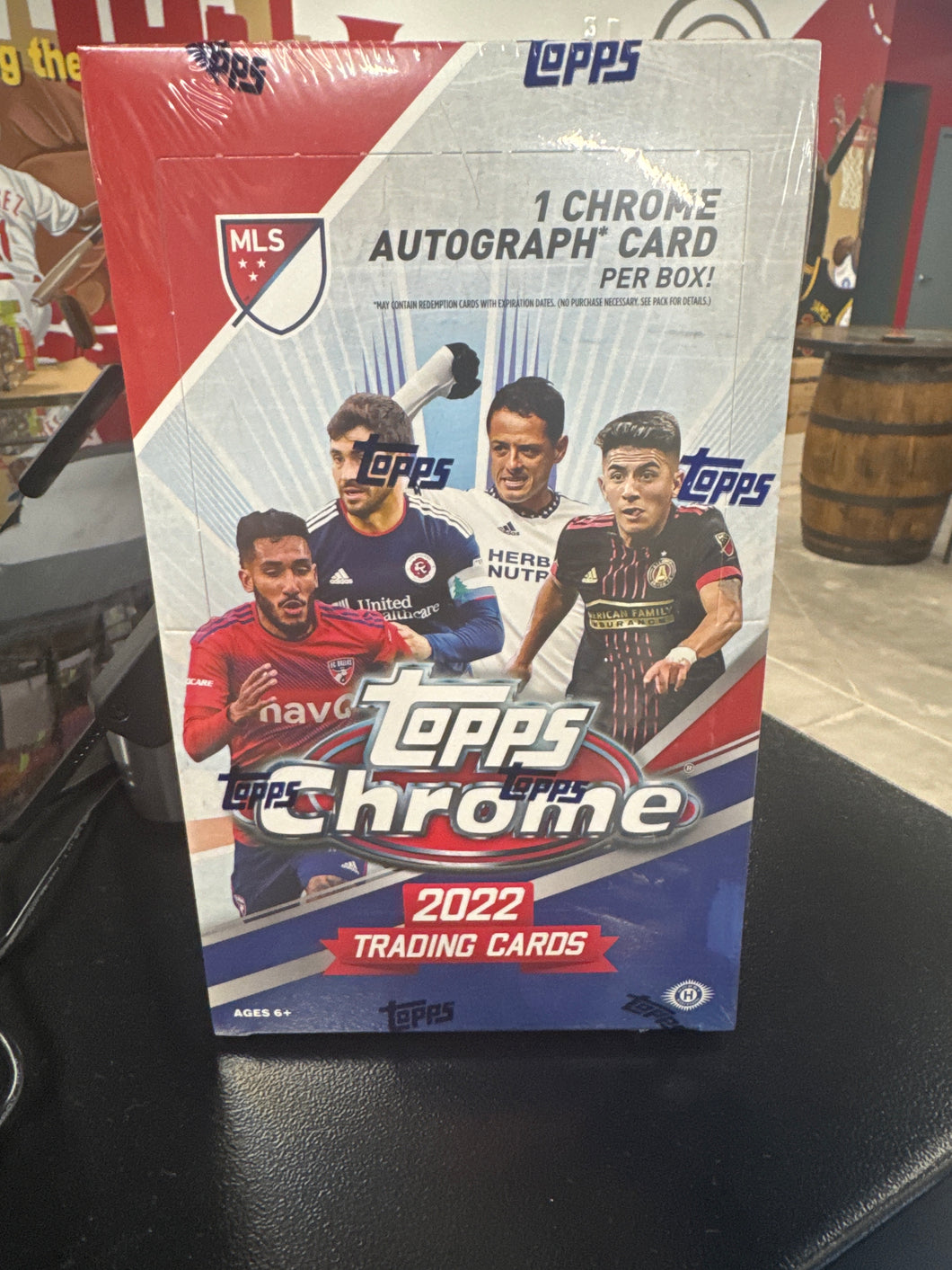 2022 Topps MLS Chrome Soccer Hobby Box