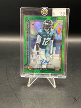 Load image into Gallery viewer, Travis Hunter 2025 Topps Chrome Rookies Autograph #RA-TRHU Green Lava /99
