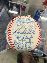 Load image into Gallery viewer, 1998 Cleveland Indians Team Signed Official American League Divisional Series Baseball JSA Authentication Z70837 Thome Alomar Hargrove Colon
