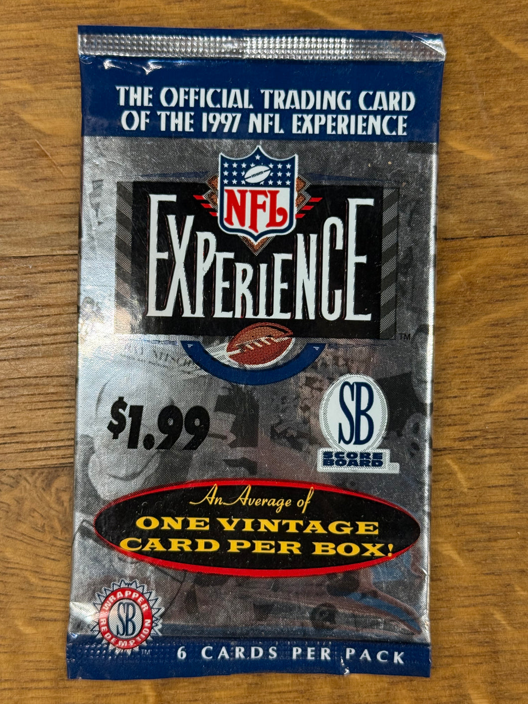 1997 ScoreBoard NFL EXPERIENCE FACTORY SEALED Football Pack