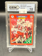 Load image into Gallery viewer, Barry Sanders 1989 Pro Set #494 RC Gem Grading 10 GEM MINT
