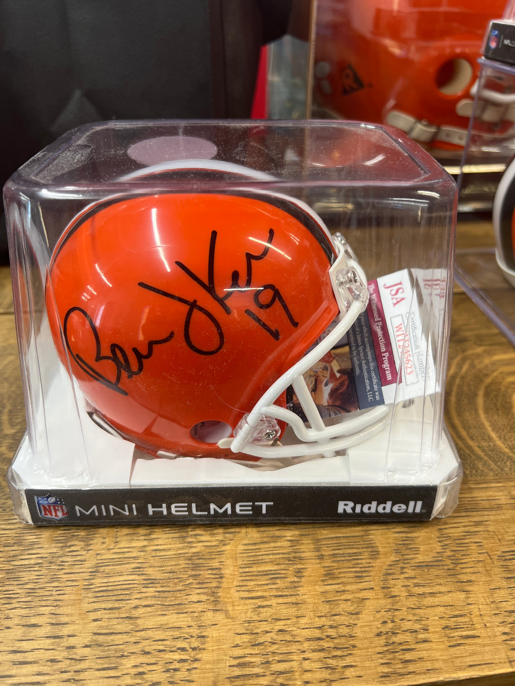 Bernie Kosar Autographed Mini Helmet