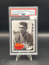 Load image into Gallery viewer, Cassius Clay Jr 2021 Topps Muhammad Ali The People's Champ #1 PSA 10
