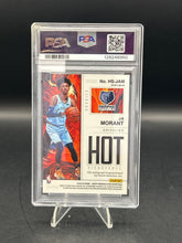 Load image into Gallery viewer, Ja Morant 2019 NBA Hoops Premium Stock Hot Signatures Rookies-Flash #JAM PSA 9
