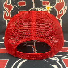 Load image into Gallery viewer, Charcoal/Red Bomber Breaks Hat

