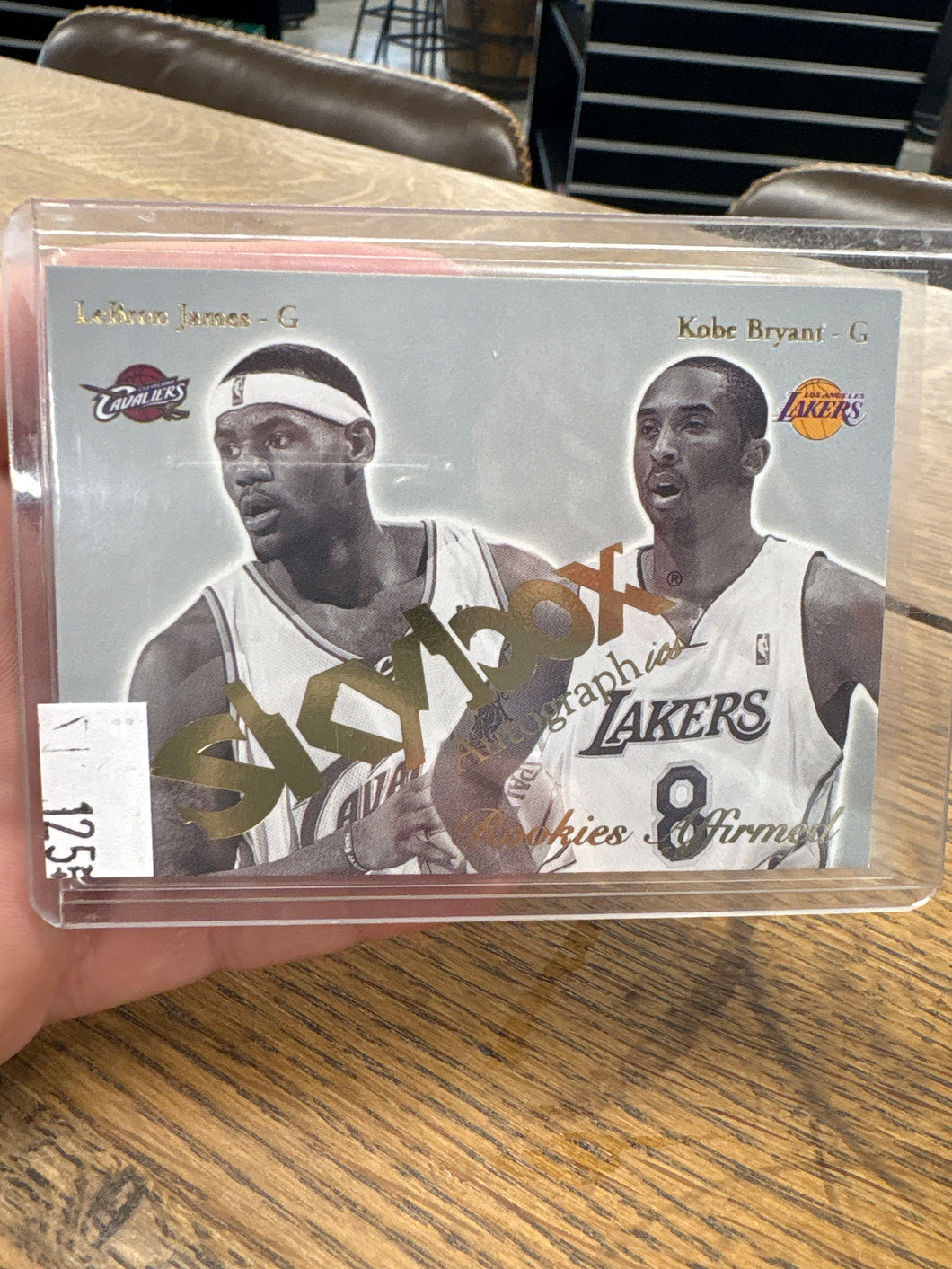 2003 Fleer Autographics LeBron James Kobe Bryant Rookies Affirmed