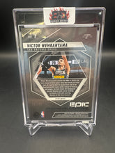 Load image into Gallery viewer, Victor Wembanyama 2024/25 Panini Mosaic - Epic Performers #1 Yellow Mosaic Prizm 05/99
