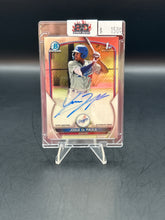 Load image into Gallery viewer, Josue De Paula 2023 Bowman Chrome Prospect Auto #CPA-JDE
