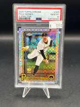 Load image into Gallery viewer, Paul Skenes 2025 Topps Chrome X-Fractor #300 PSA 10

