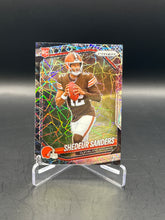 Load image into Gallery viewer, Shedeur Sanders 2025 Panini Prizm Lazer Rookie Card
