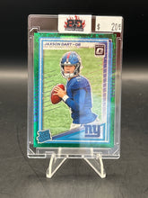 Load image into Gallery viewer, Jaxson Dart 2025 Panini Optic Green Lazer Rookie #273
