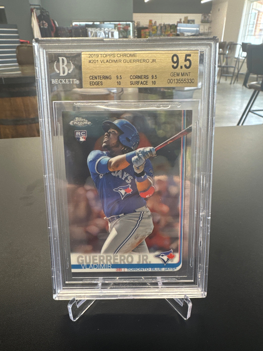 Vladimir Guerrero Jr 2019 Topps Chrome Rookie RC BGS 9.5