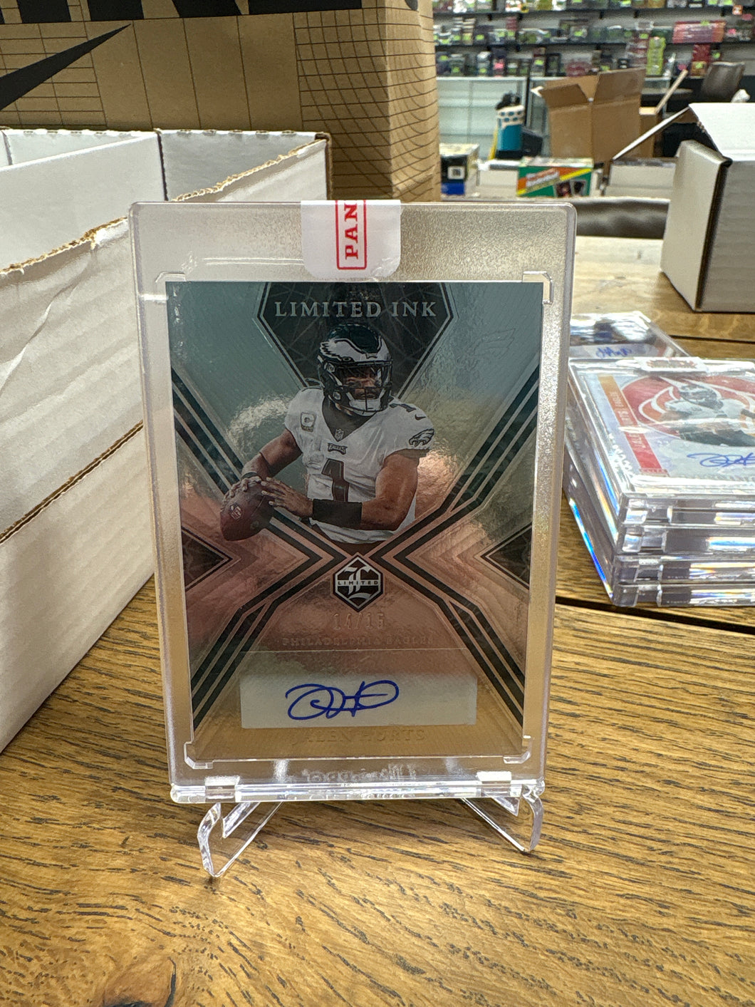 Jalen Hurts 2022 Panini Limited Ink Auto 14/15