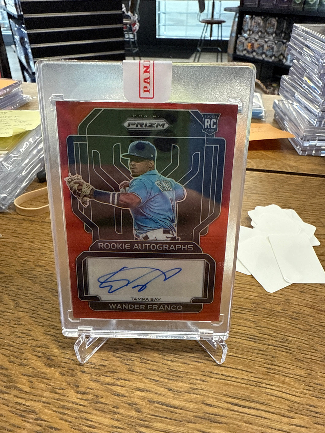 Wander Franco 2022 Panini Prizm Red Auto RC 50/99