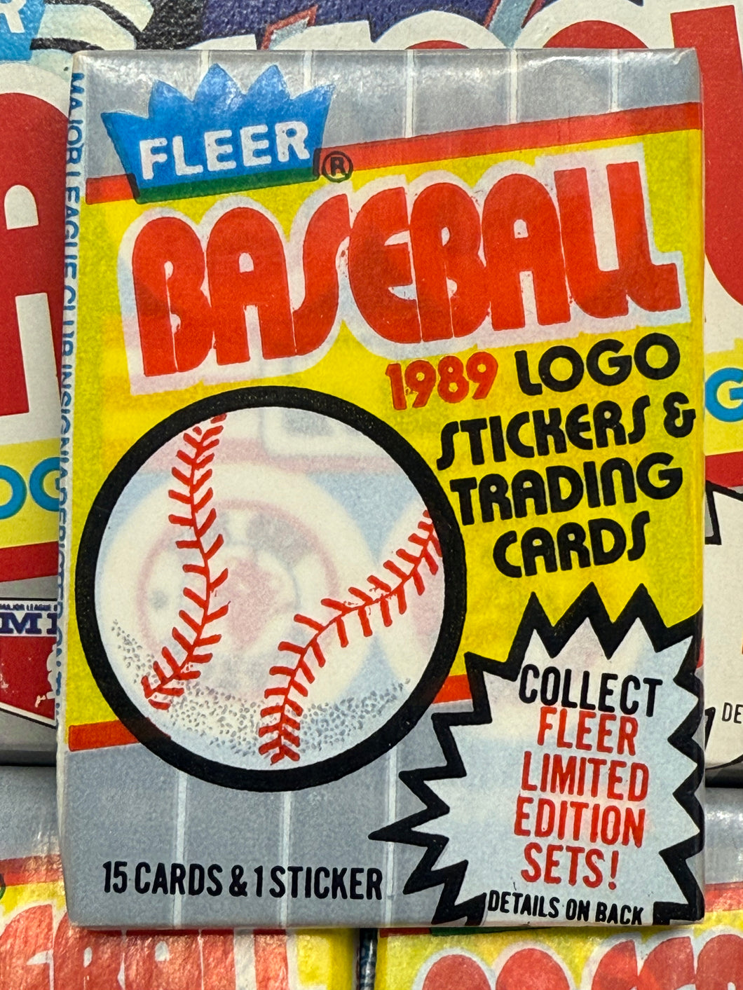 1989 Fleer Baseball Wax Pack - FF Error Chase