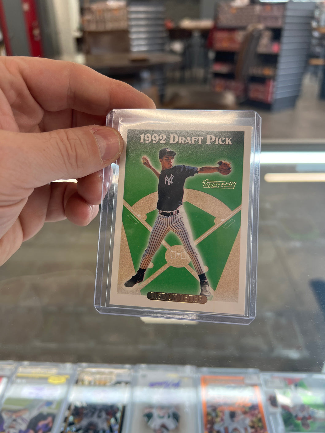 Derek Jeter 1993 Topps Gold 1992 Draft Pick #98 (RC) New York Yankees Rookie