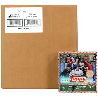 2025 Topps Baseball Holiday Mega Box Sealed Case