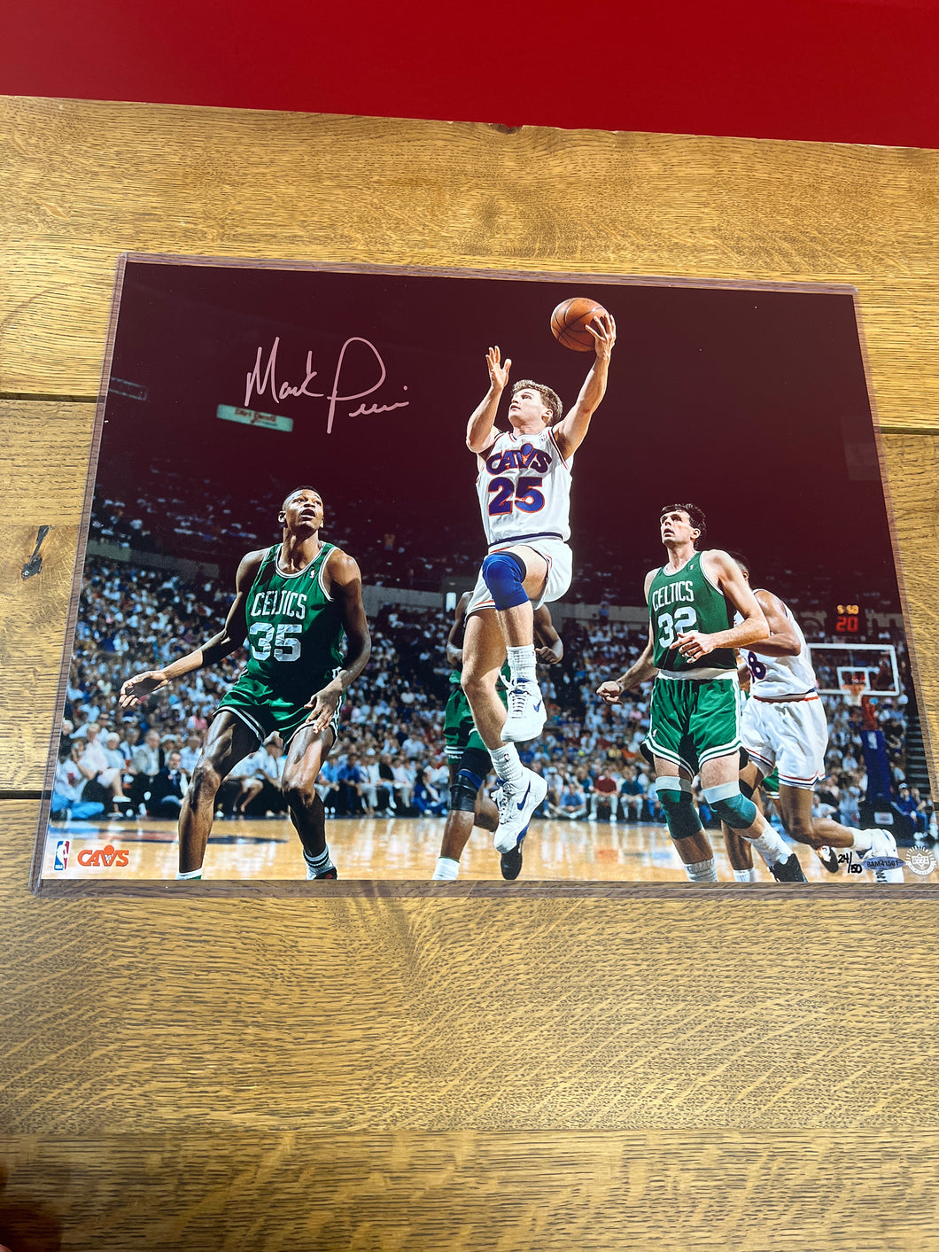 Mark Price Cleveland Cavaliers Autographed photo 16x20 UDA 24/50