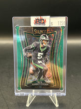 Load image into Gallery viewer, Garrett Wilson 2024 Panini Select Suit Level Green Disco /5 #339
