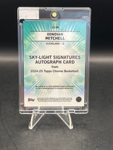 Load image into Gallery viewer, Donovan Mitchell 2025 Topps Chrome Sky Light Signatures Gold Auto /50 #SLS-DM

