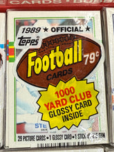 Load image into Gallery viewer, 1989 Topps Football Factory Sealed CELLO Pack
