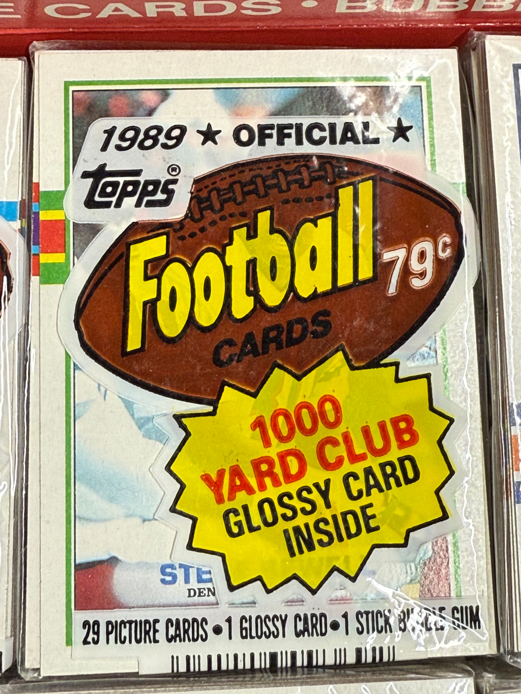 1989 Topps Football Factory Sealed CELLO Pack