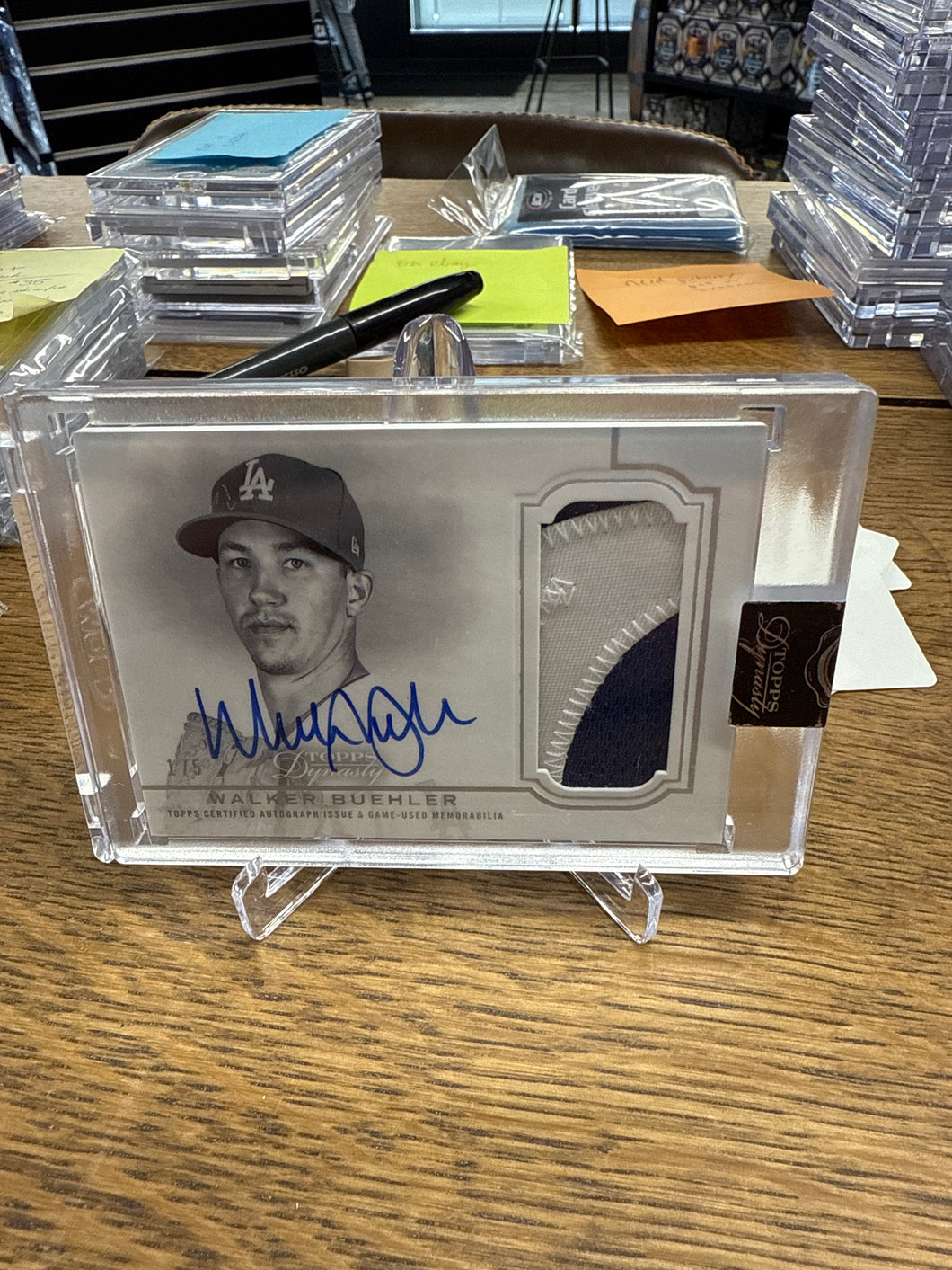 Walker Buehler 2020 Topps Dynasty Patch Auto 1/5